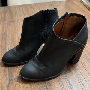 Lucky Brand Black Ankle Booties